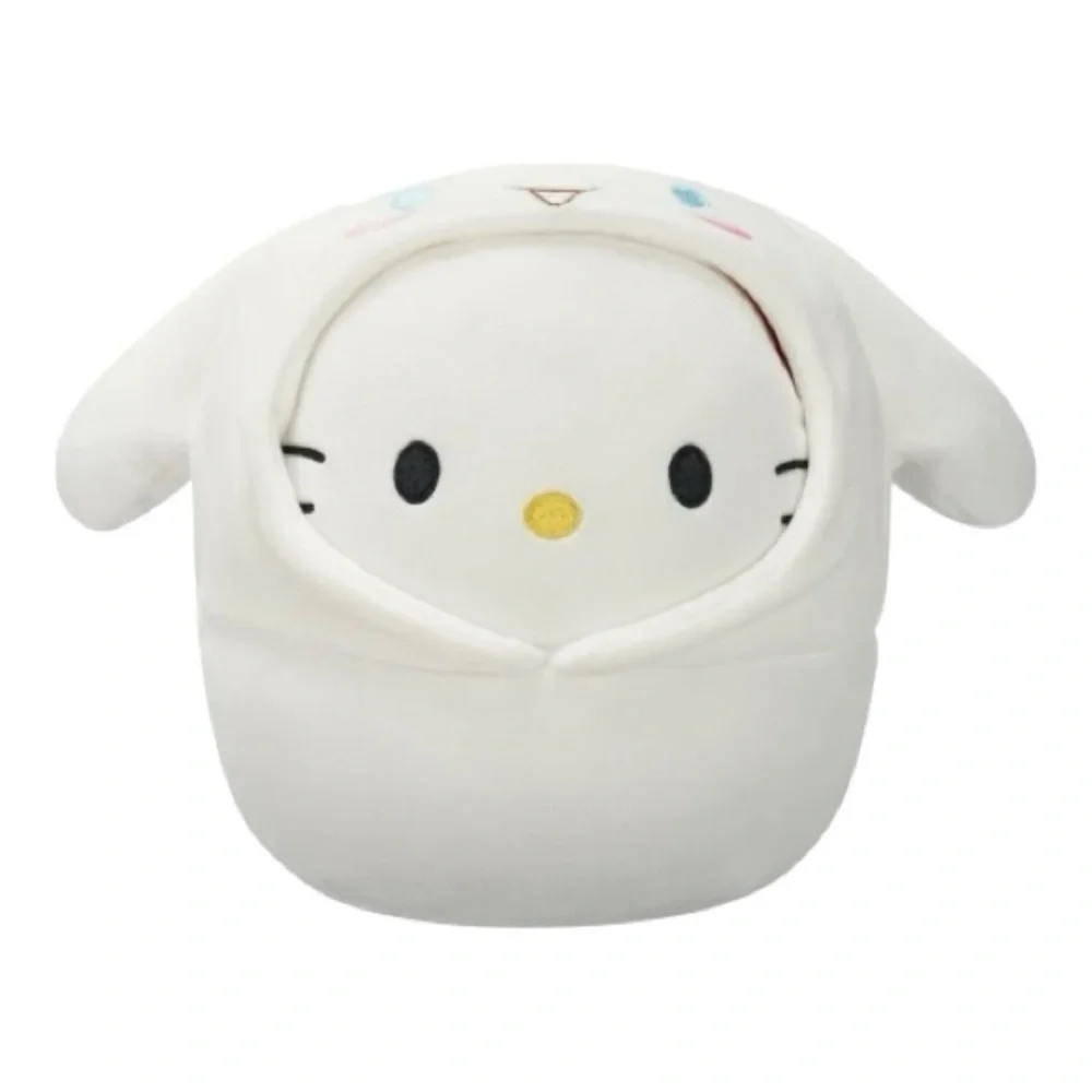 Squishmallows Hello Kitty in White Cinnamoroll Hoodie 8
